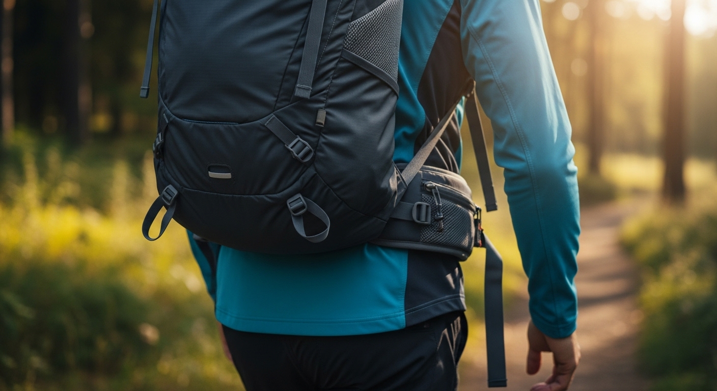 背包打包順序示範 - 保持背包緊實